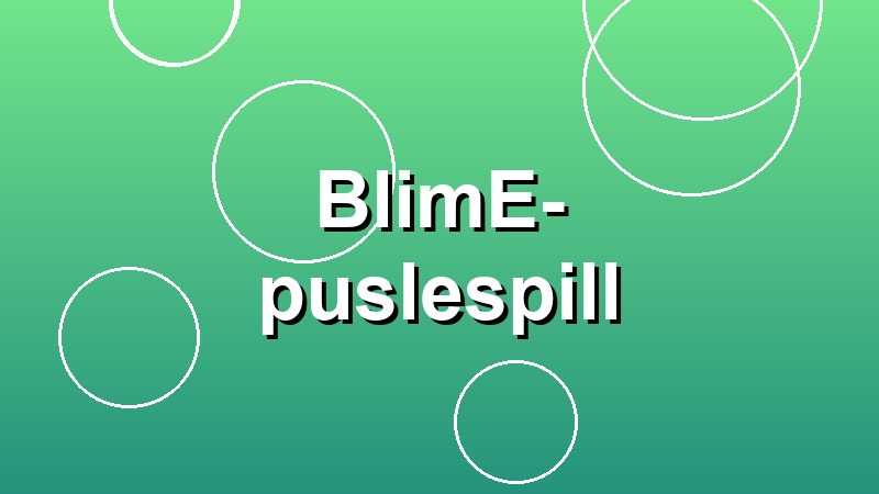 BlimE-puslespill