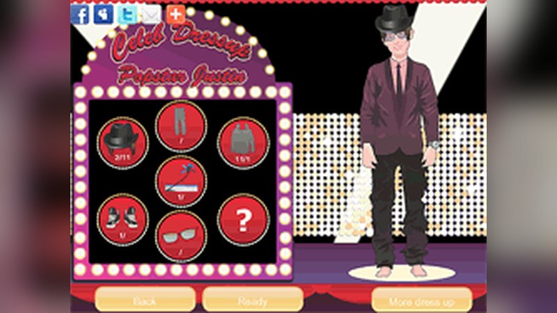Justin Bieber Dress Up